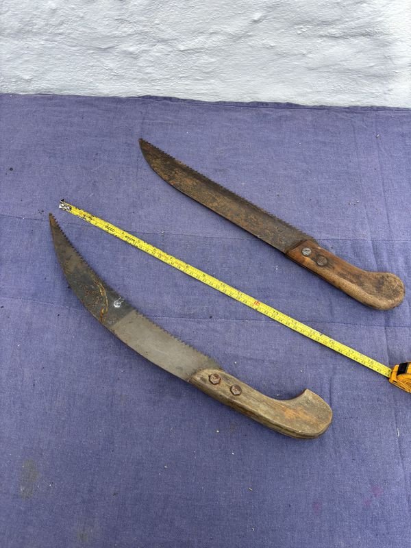 Tijeras de poda curvas y rectas para jardinería