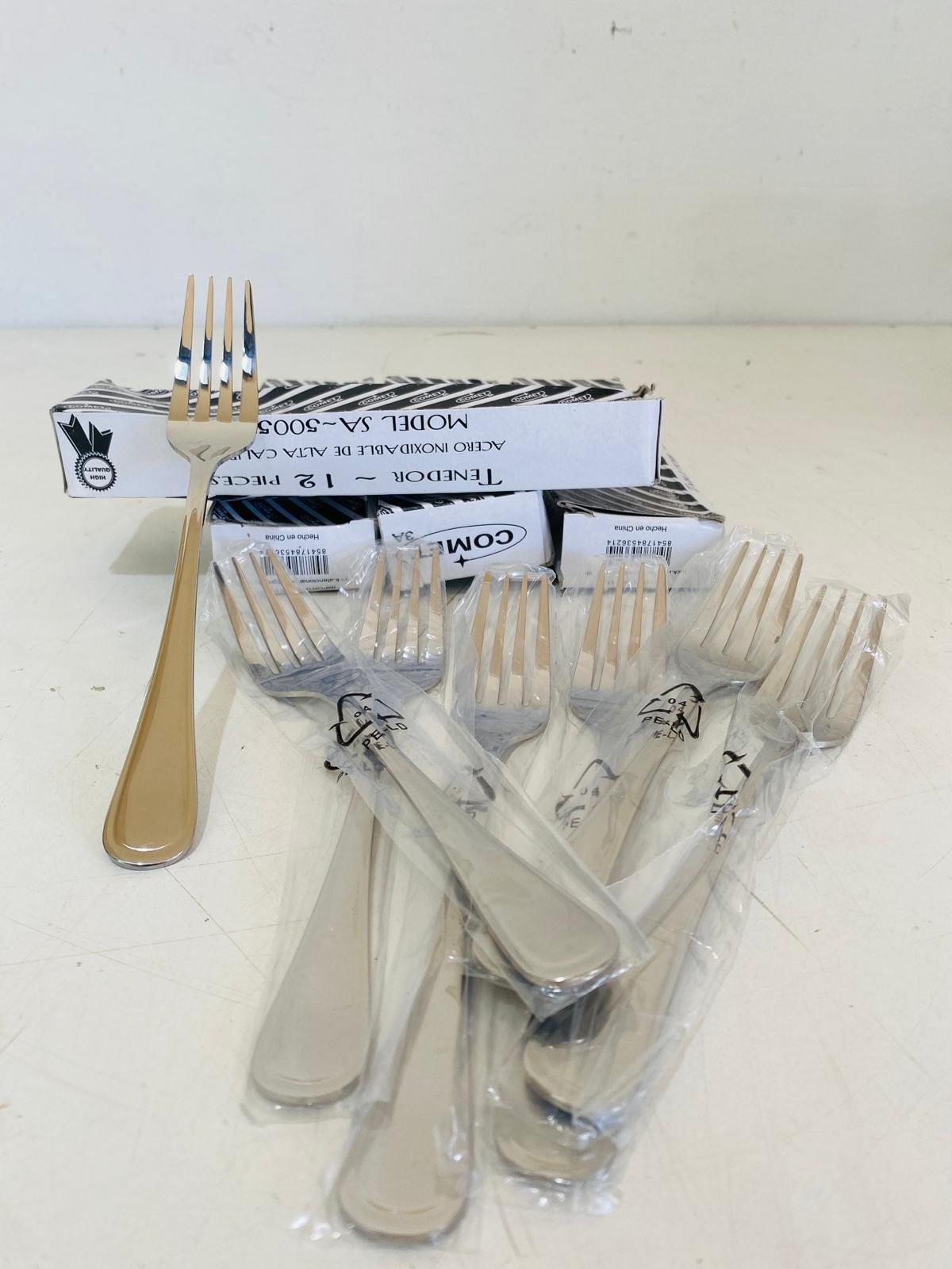 Item lote-x5-cajas-de-tenedores-en-acero-inoxidable-comet-x12-unidades-10 - Image 2