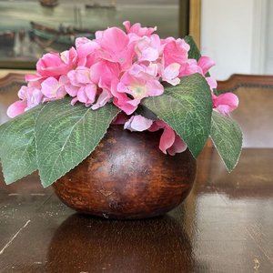 Floreros de Mambu con Flores Artificiales Rosas - imagen 3