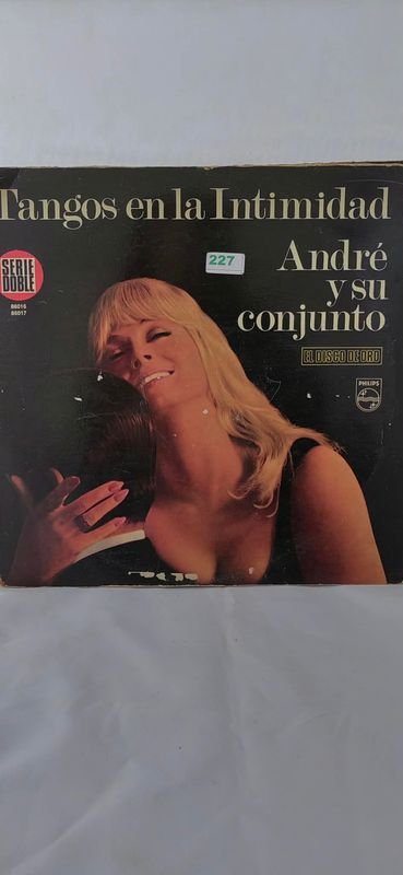 Disco de Vinilo "Tangos en la Intimidad" por André y su Conjunto