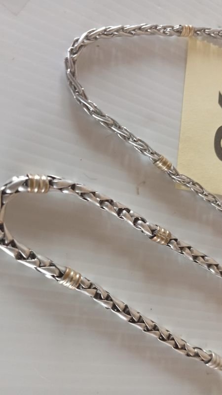Juego de gargantilla y pulsera de plata - Accesorios de moda - imagen 2