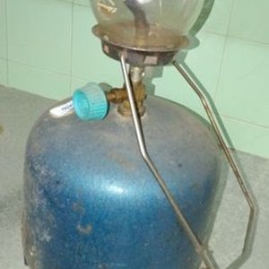 Garrafa de Gas Azul con Farol a Mantilla - imagen 3