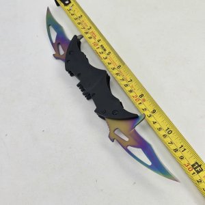 Karambit Doble Plegable Arcoíris - imagen 2