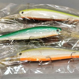 Lote de 3 Señuelos de Pesca Artificiales Tipo Minnow - imagen 1