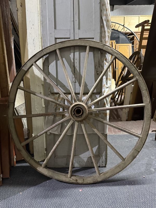 Rueda de carreta antigua para venta - imagen 2