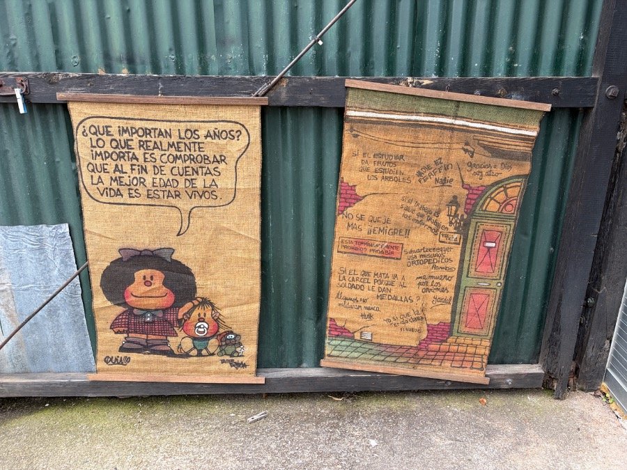 Tapiz Decorativo "Mafalda" y "El Eternauta"