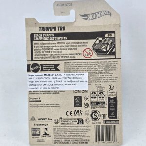 Hot Wheels Triumph TR6 Champions des Circuits Gris y Negro - imagen 3