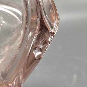 Juego de 2 piezas de cristal: Florero bicolor y despojador ámbar - imagen 13