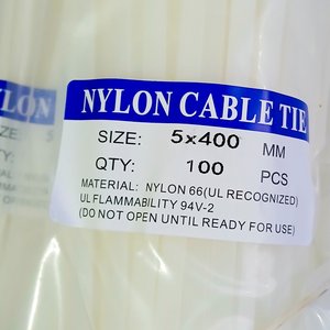 Set de 500 Precintos Plásticos Nylon Cable Tie 5x400mm - imagen 3