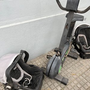 Bicicleta Fija de Ejercicio y 2 Butacas Infantiles para Auto - imagen 7
