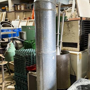 Lote siguiente: Tramo de Ducto/Chimenea de Chapa Galvanizada