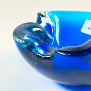 Cenicero de Murano Azul Intenso - imagen 3