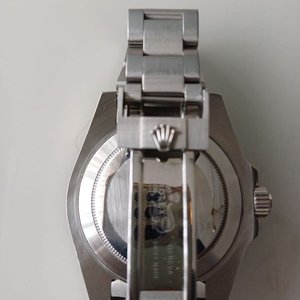 Réplica Reloj Rolex Submariner Date Acero Esfera Negra Bisel Azul - imagen 4