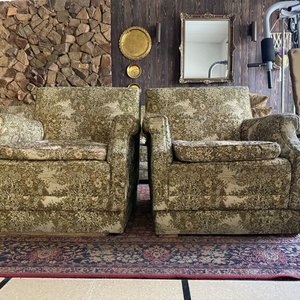 Par de Sillones Individuales Tapizados con Estampado Floral Clásico - imagen 15