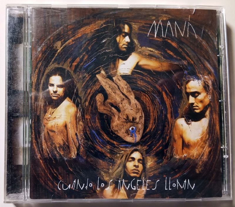 CD Maná "Cuando los Ángeles Lloran" Industria Argentina 1995