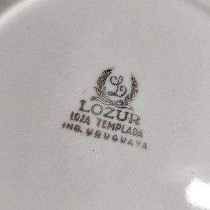 Lote de 10 piezas de cerámica variadas: platos y tazas - imagen 7