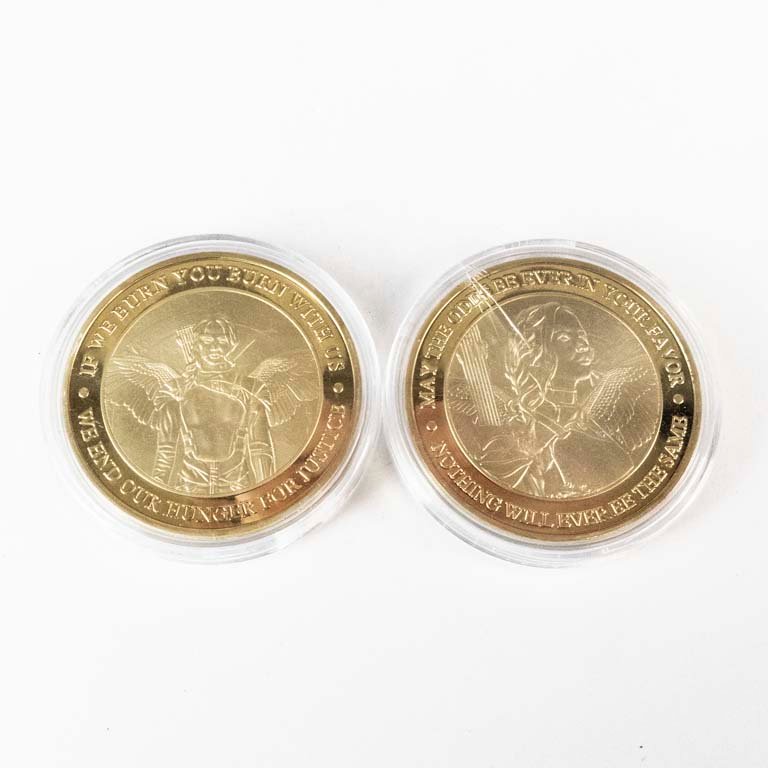 Dos Medallas Bronce "Los Juegos del Hambre" Saga Película
