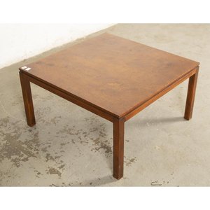 Mesa Ratona Cuadrada de Madera con Detalles en Lustre - imagen 2