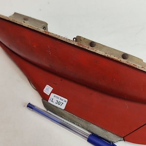 Casco de Velero Decorativo en Madera Roja y Metal - 38x11.5cm - imagen 2