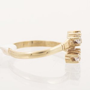 Anillo Oro 18k con Circonias Talla 17mm - imagen 2