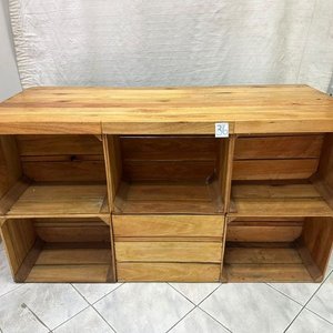 Mostrador Rústico de Madera con Cajones - imagen 4