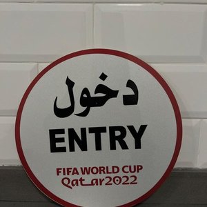 Lote anterior: Chapa Decorativa FIFA Qatar 2022 Entrada