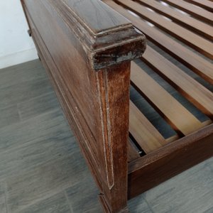 Cama de Roble Estilo Clásico Plaza y Media - imagen 10