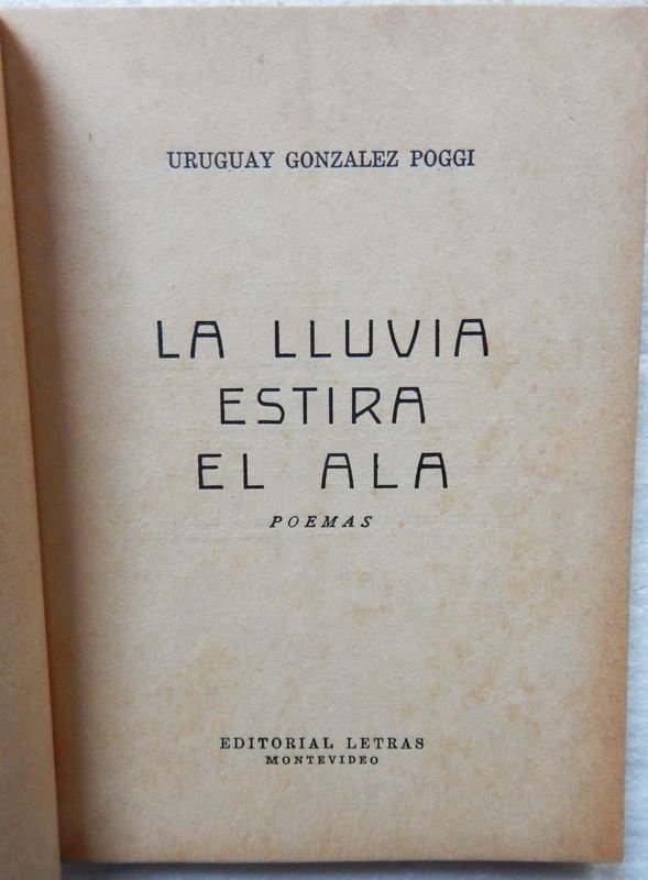 Libro de poesías de Uruguay González Poggi - imagen 2