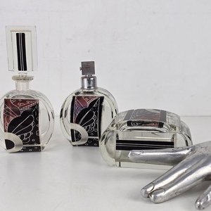 Lote siguiente: Lote de 3 Frascos Antiguos Estilo Art Decó