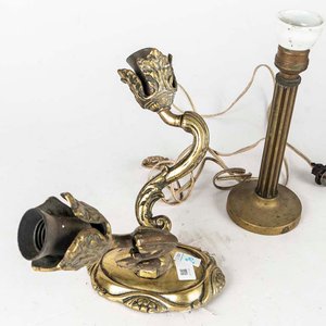 Aplique de Bronce de Dos Luces y Portátil - imagen 2