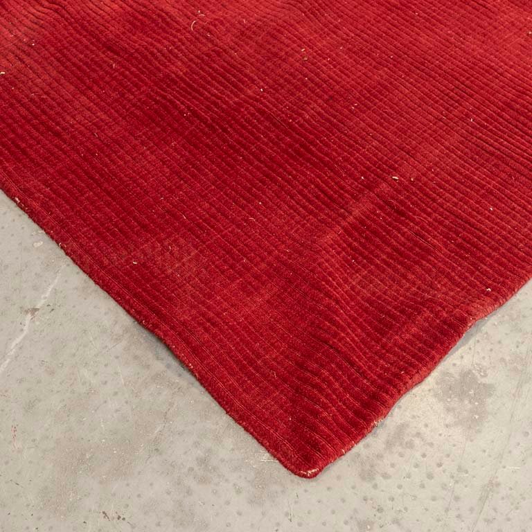 Alfombra acrílica color rojo para decorar - imagen 2