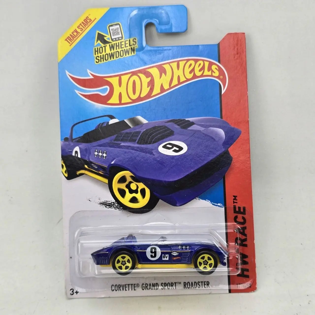 Hot Wheels Corvette Grand Sport Roadster Azul y Amarillo