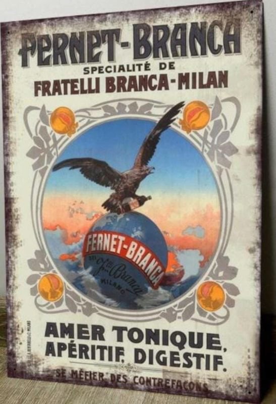 Cartel decorativo de Fernet - Colección de arte para el hogar