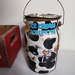 Cajón Coca-Cola Antiguo y Lata Vintage Chupa Chups - imagen 4