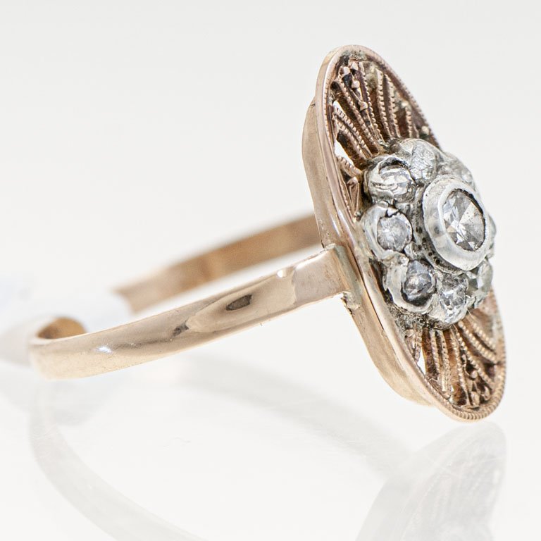 Anillo de Oro con Brillantes - imagen 2