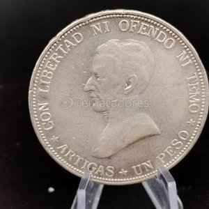 Moneda de Plata "Artigas Un Peso" - Uruguay - imagen 2