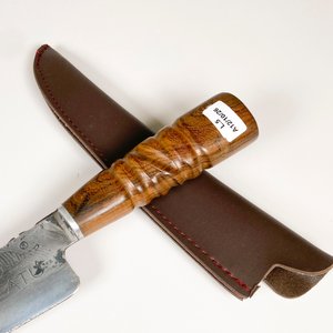 Cuchillo de Acero con Mango de Madera y Vaina - imagen 4