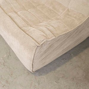 Sofá de Dos Cuerpos Beige en Tela Lavable - Nuevo - imagen 3