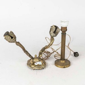 Lote siguiente: Aplique de Bronce de Dos Luces y Portátil