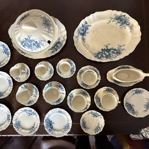 Juego de Porcelana Inglesa J&G Meakin Caledonia Floral Azul - imagen 43