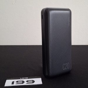 Batería Externa Portátil Argontech C20 Negra 20000mAh - imagen 1