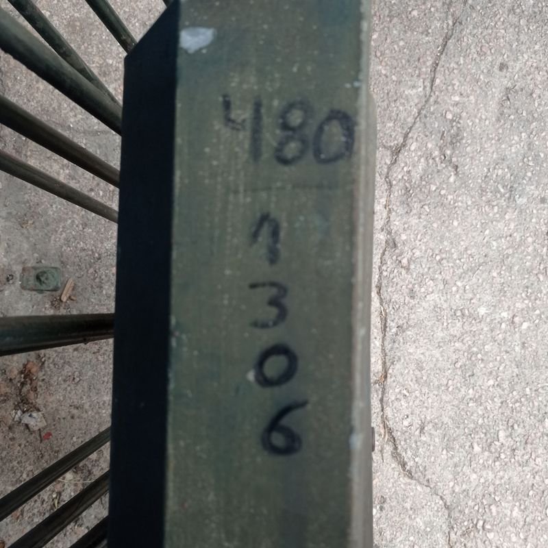 Tres tramos de reja en varilla de 14mm para jardín - imagen 2