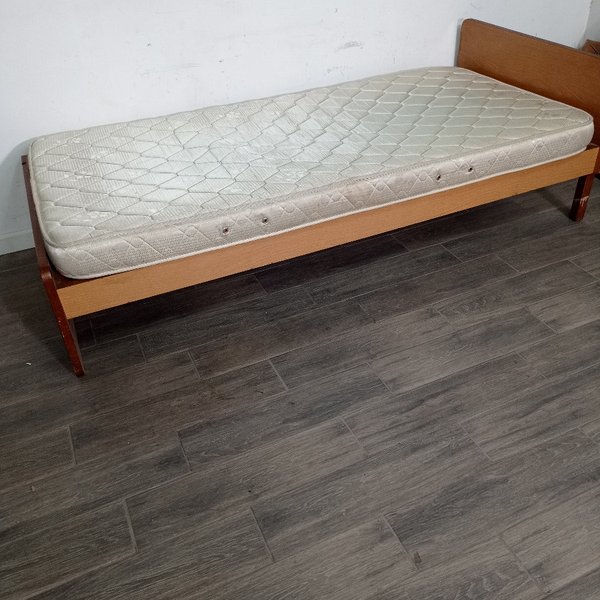 Cama de 1 plaza con colchón