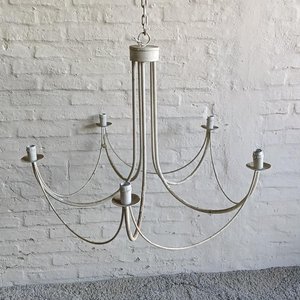 Araña de Hierro para 5 Luces con Pantallas - imagen 2