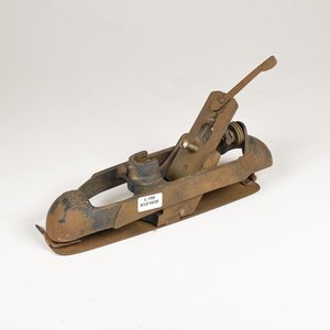 Cepillo de Carpintero Antiguo Inglés de Hierro Fundido - imagen 1