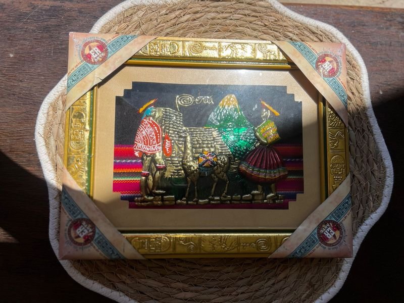 Cuadro decorativo artesanal Perú