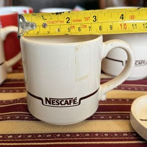 Lote de Tazas Nescafe Clásicas y con Tapa - imagen 9