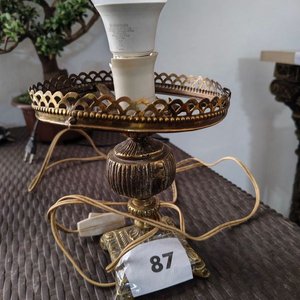 Lámpara de Mesa Antigua en Bronce Funcional - imagen 2