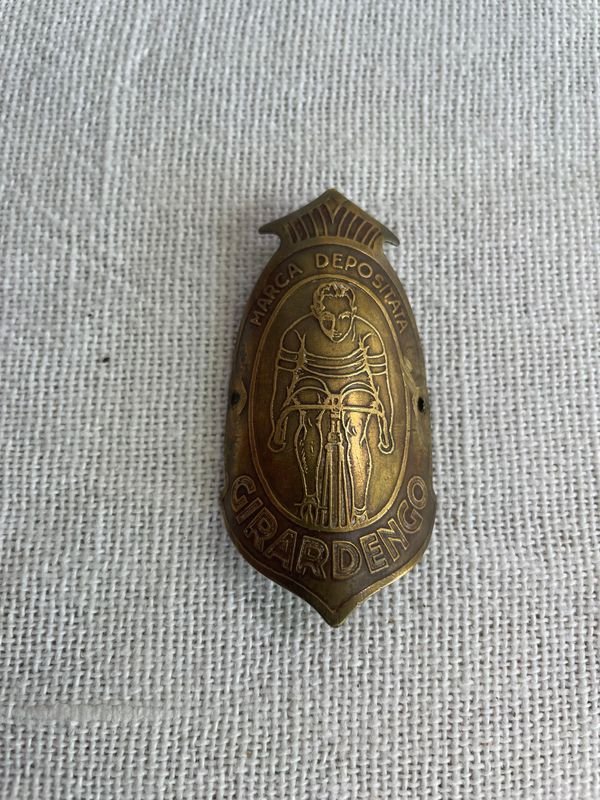 Insignia de Bronce Italiana "Girardengo" Ciclista Carrera - imagen 1