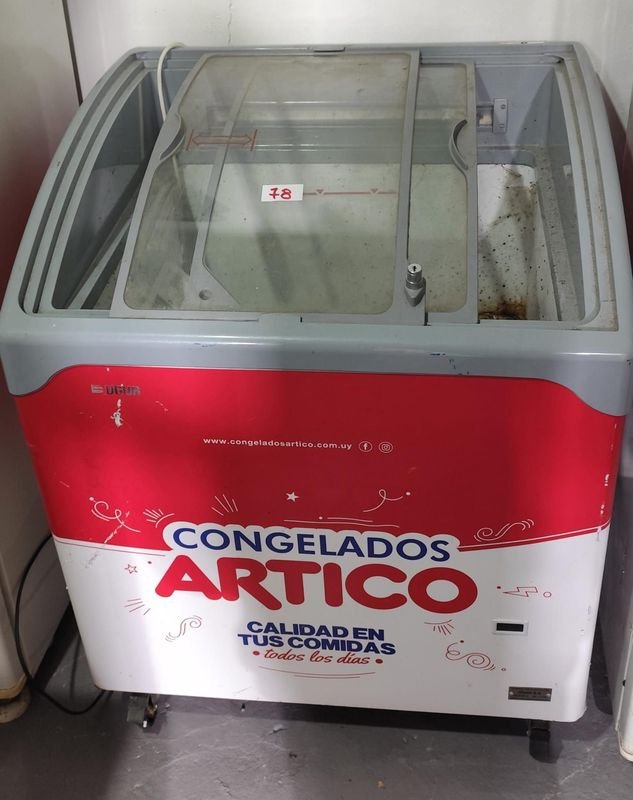 Freezer Horizontal Puertas de Vidrio Congelados Artico